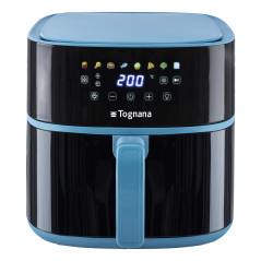 Tognana Porcellane D2DFA05IRZU friggitrice Singolo 8 L Indipendente 2000 W Friggitrice ad aria calda Nero, Blu