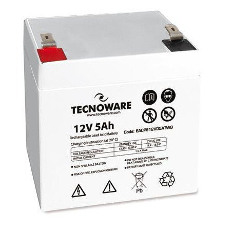 Tecnoware 5Ah Lead Acid Acido piombo (VRLA) 12 V