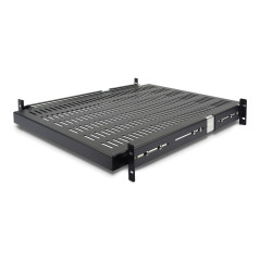 StarTech.com Ripiano scorrevole per montaggio a rack profondità regolabile con fessure 2U – 22.7kg