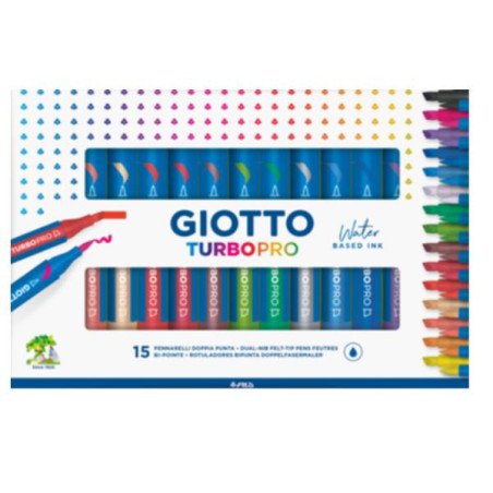 Giotto F427800 marcatore Colori assortiti 15 pz