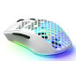 Steelseries Aerox 3 Wireless mouse Gaming Mano destra RF senza fili + Bluetooth Ottico 18000 DPI