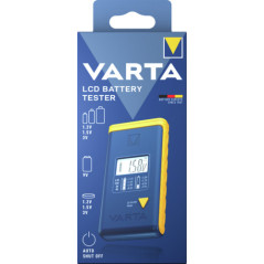Varta LCD Battery Tester tester per batterie Blu, Giallo