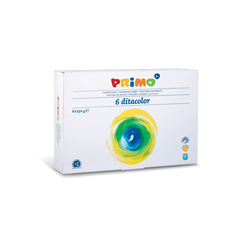 Primo 222TD6G pittura lavabili Nero, Blu, Verde, Rosso, Bianco, Giallo