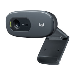 Logitech C270 Webcam HD, HD 720p 30fps, Videochiamate HD Widescreen, Correzione Automatica Luminosità, Microfono Riduzione del