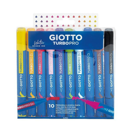 Giotto F428300 marcatore Colori assortiti 10 pz
