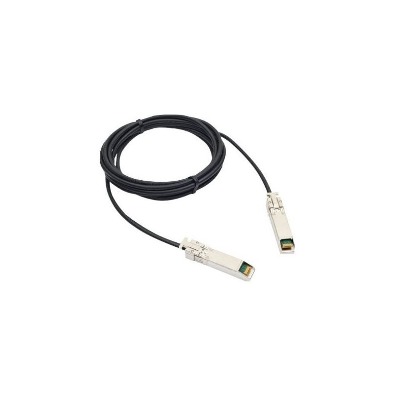 Extreme networks 1m SFP+ cavo InfiniBand e in fibra ottica SFP+ Nero, Argento