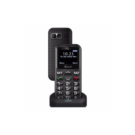 Beghelli SLV11 4,5 cm (1.77") 71 g Nero Telefono per anziani
