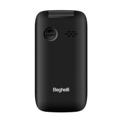 Beghelli 9206 cellulare 7,11 cm (2.8") 100 g Nero Telefono per anziani