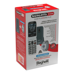 Beghelli SLV 20 + BAND PLUS 7,11 cm (2.8") 100 g Grigio Telefono per anziani
