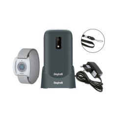Beghelli SLV 20 + BAND PLUS 7,11 cm (2.8") 100 g Grigio Telefono per anziani