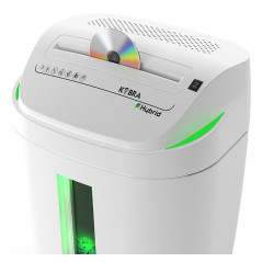 KOBRA C4-HYBRID distruggi documenti 55 dB 24 cm Trasparente, Bianco