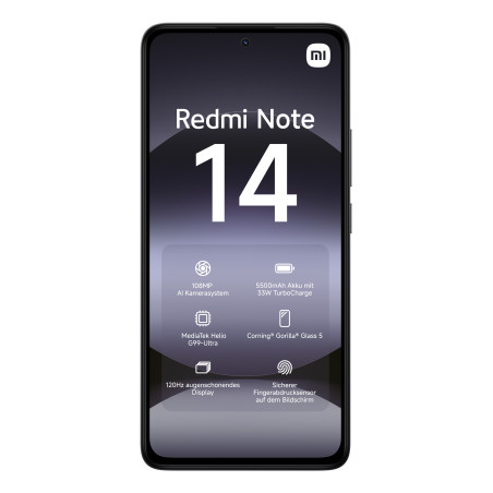 Xiaomi Redmi Note 14 16,9 cm (6.67") Dual SIM ibrida 4G USB tipo-C 6 GB 128 GB 5500 mAh Nero
