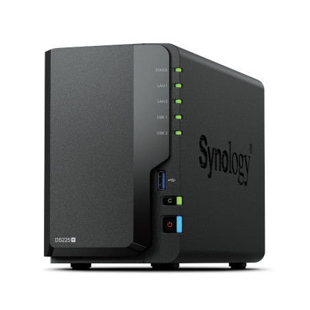 Synology DiskStation DS225+ 2 Bay NAS Desktop Intel® Celeron® J4125 2 GB DDR4 Synology DSM Nero