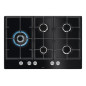 AEG HKB75820NB Piano cottura Gas on Glass Serie 6000 Gas on Glass 75 cm