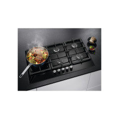 AEG HKB75820NB Piano cottura Gas on Glass Serie 6000 Gas on Glass 75 cm