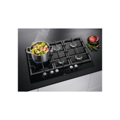 AEG HKB75820NB Piano cottura Gas on Glass Serie 6000 Gas on Glass 75 cm