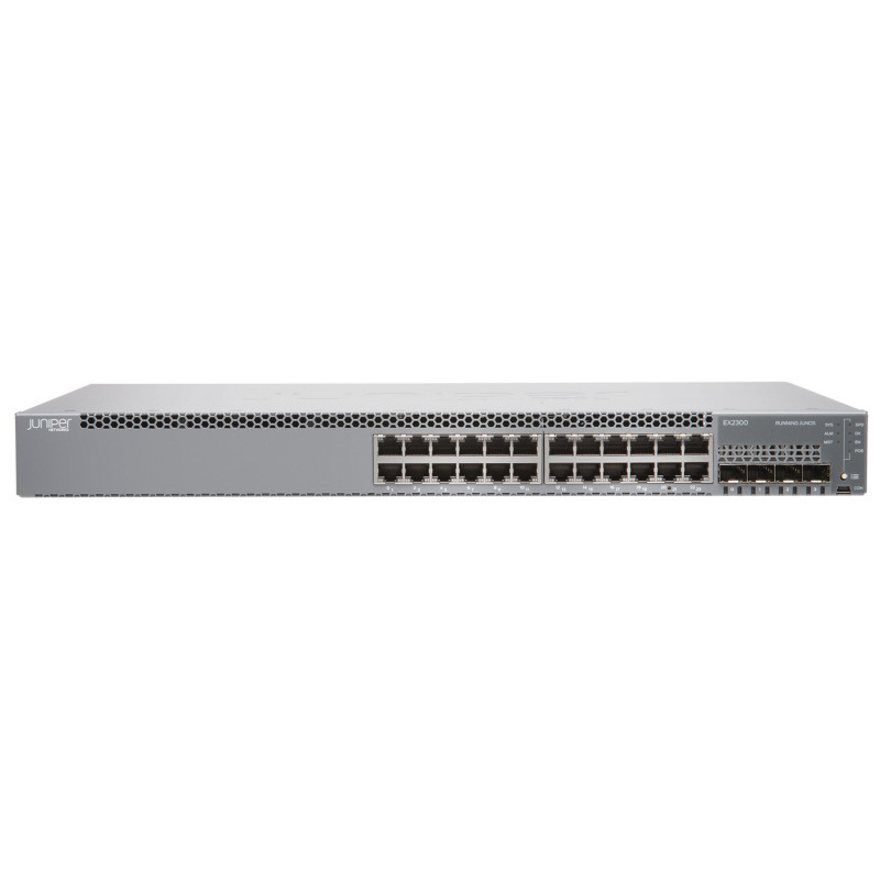 Juniper EX2300 Gestito L2/L3 Gigabit Ethernet (10/100/1000) Supporto Power over Ethernet (PoE) 1U Grigio