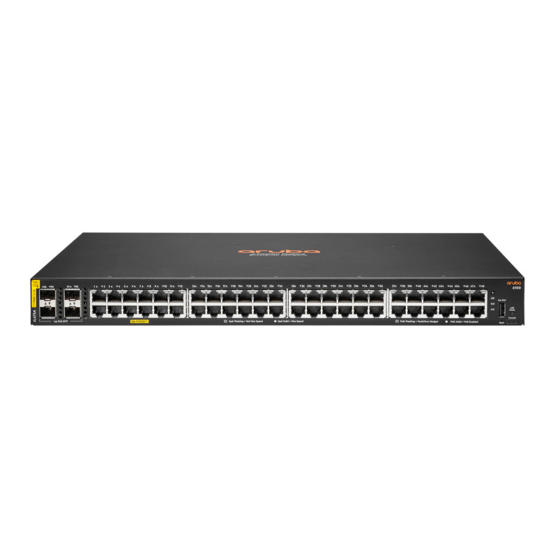 HPE Aruba Networking 6100 48G Class4 PoE 4SFP+ 370W Gestito L3 Gigabit Ethernet (10/100/1000) Supporto Power over Ethernet