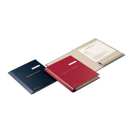 Fraschini Document Folder 601 Finta pelle Rosso 340 x 240 mm