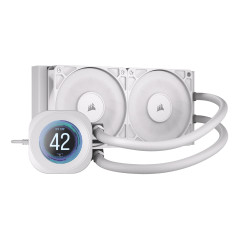 Corsair Nautilus 240 RS LCD Processore Raffreddatore di liquidi tutto in uno 12 cm Bianco 1 pz