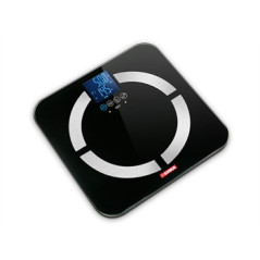 GIMA 27089 bilance pesapersone Quadrato Nero Bilancia pesapersone elettronica