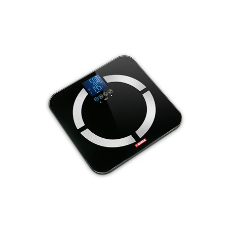 GIMA 27089 bilance pesapersone Quadrato Nero Bilancia pesapersone elettronica