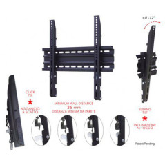 ITB AMOM06145 Supporto TV a parete 127 cm (50") Nero