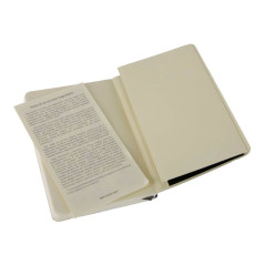Moleskine Taccuino classico copertina morbida pagine bianche nero