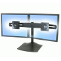 Ergotron DS Series DS100 Dual Monitor Desk Stand, Horizontal 61 cm (24") Scrivania Nero Ergotron DS Series DS100 Dual Monitor Desk Stand, Horizontal 61 cm (24") Scrivania Nero