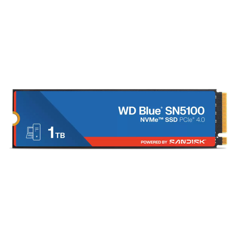 Western Digital WD Blue SN5100 1 TB M.2 PCI Express 4.0 NVMe QLC 3D NAND