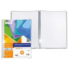 SEI Rota Asso TI cartellina con fermafoglio Polipropilene (PP) Trasparente