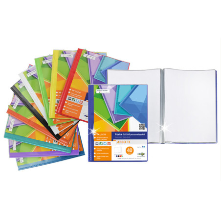 SEI Rota Asso TI cartellina con fermafoglio Polipropilene (PP) Trasparente