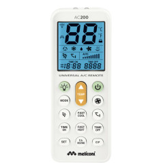 Meliconi AC200 telecomando Aria condizionata Pulsanti