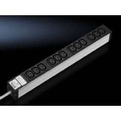 Rittal DK 7240.200 prolunghe e multiple 2 m 12 presa(e) AC Interno