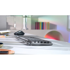 Logitech 920-010756 tastiera Ufficio RF senza fili + Bluetooth QWERTY Inglese UK Grafite