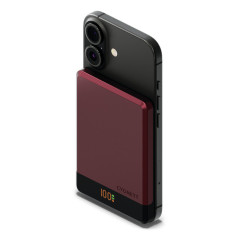 Cygnett MagSlim 5000 mAh Carica wireless Colore ciliegia