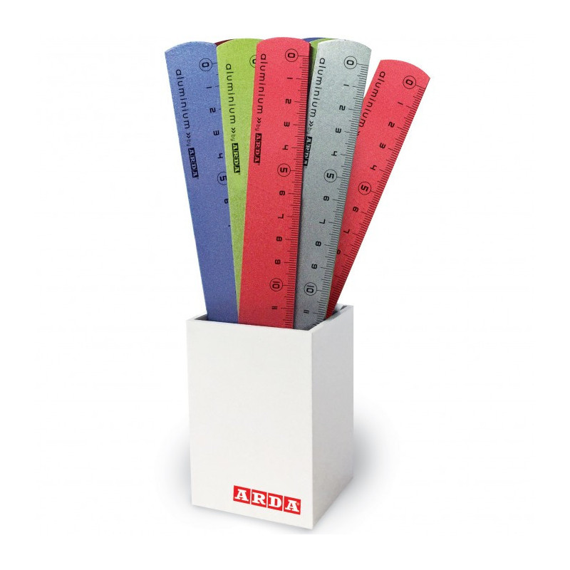 ARDA 17815COLBAR set di righelli 24 pz Alluminio