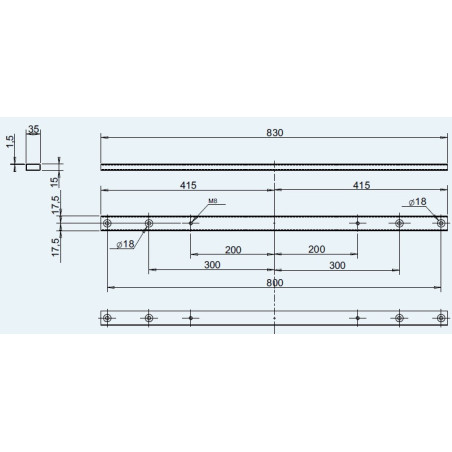 ITB OM04511 Accessorio per il montaggio del monitor