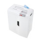 HSM X6pro distruggi documenti Taglio a particelle 58 dB 22 cm Argento, Bianco