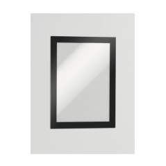 Durable 487101 cornice magnetica Nero