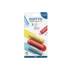 Giotto Happy Gomma, 3 pz
