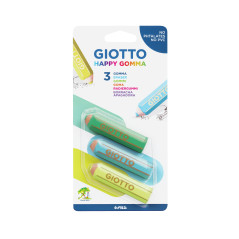 Giotto Happy Gomma, 3 pz