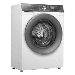 Hisense WD3S1043BW7 lavasciuga Libera installazione Caricamento frontale Bianco