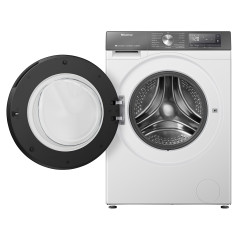 Hisense WD3S1043BW7 lavasciuga Libera installazione Caricamento frontale Bianco