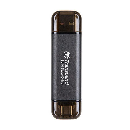 Transcend ESD310C Tecnologia Thunderbolt 512 GB Da USB tipo A a USB tipo C USB 3.2 Gen 2x2 Nero