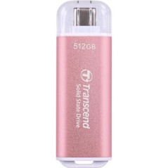 Transcend ESD300 512 GB USB tipo-C 3.2 Gen 2 (3.1 Gen 2) Rosa