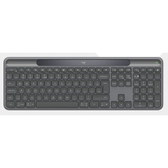 Logitech Signature Slim Solar+ K980 for Business tastiera Universale RF senza fili + Bluetooth QWERTY Italiano Grafite