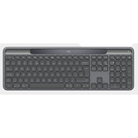 Logitech Signature Slim Solar+ K980 for Business tastiera Universale RF senza fili + Bluetooth QWERTY Italiano Grafite