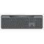Logitech Signature Slim Solar+ K980 for Business tastiera Universale RF senza fili + Bluetooth QWERTY Italiano Grafite