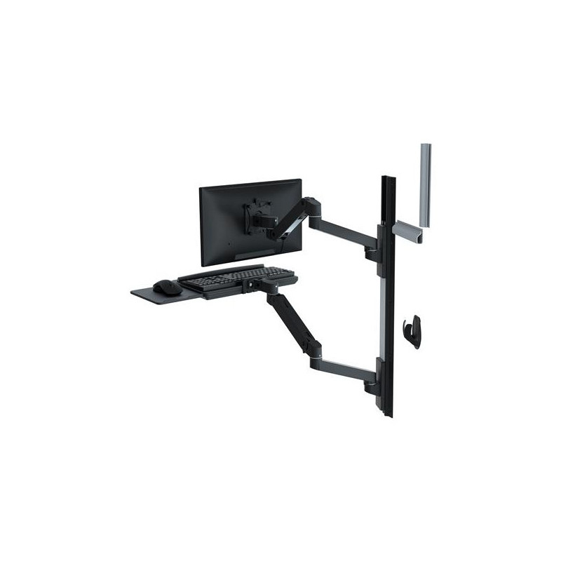 Ergotron LX Pro Series 45-696-292 Supporti a parete per TV 86,4 cm (34") Nero